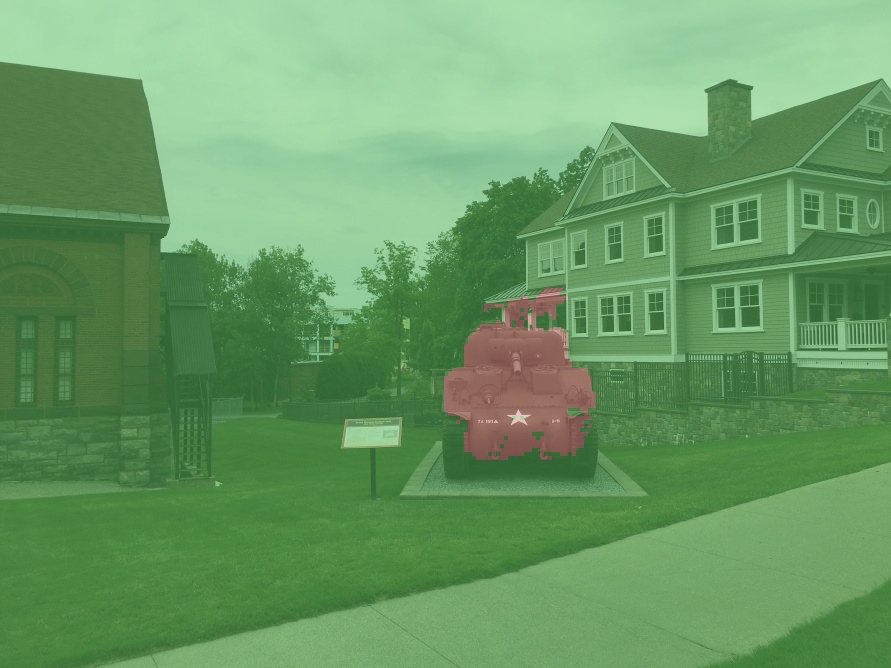 Segmented sherman tank