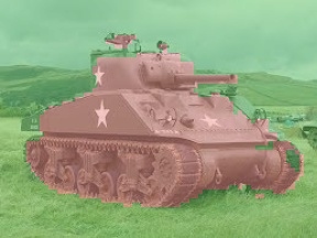 Segmented sherman tank
